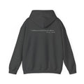 Hoodie — Minimal Small Black Square Lip Print Chest Graphic