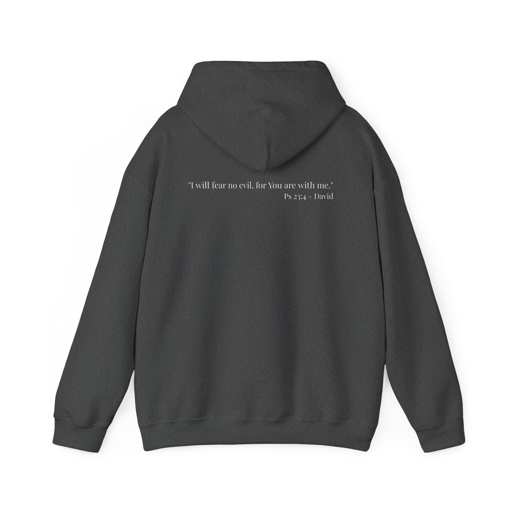 Hoodie — Minimal Small Black Square Lip Print Chest Graphic