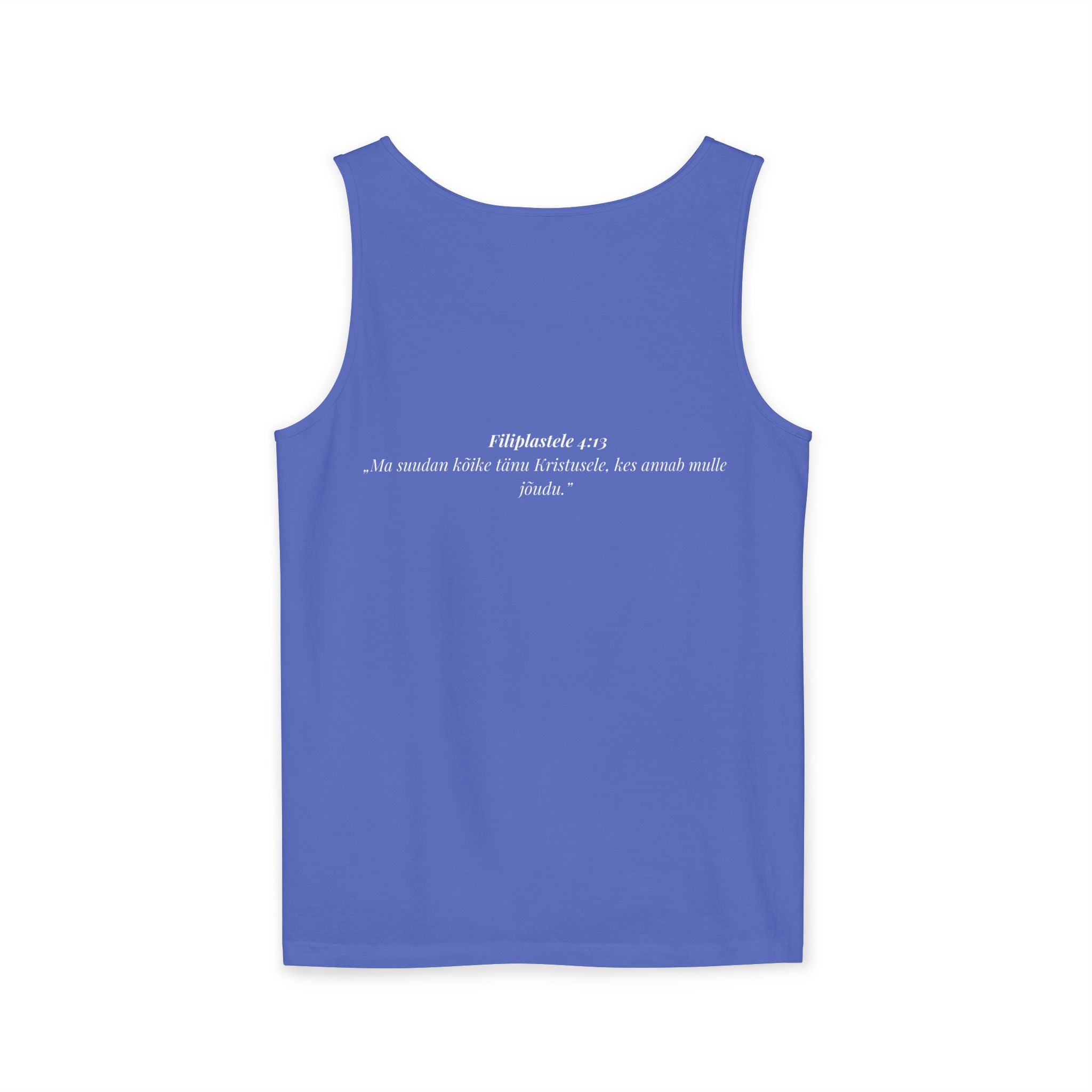 Jesus Minimalist Tank Top — Simple Gold Faith Graphic