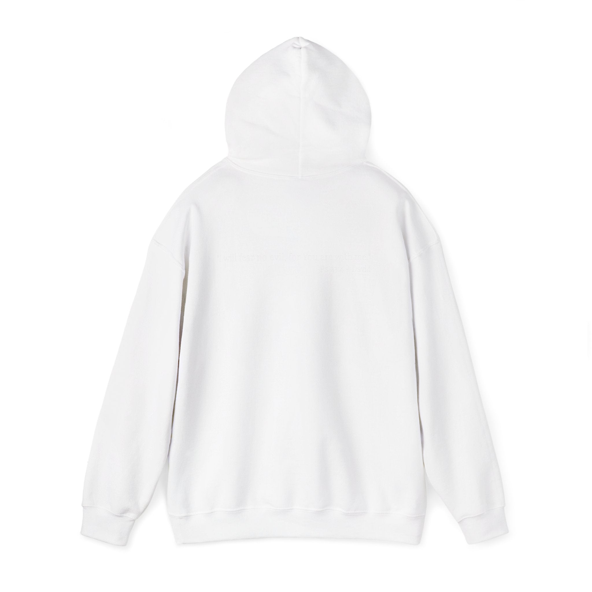 Hoodie — Minimal Small Black Square Lip Print Chest Graphic