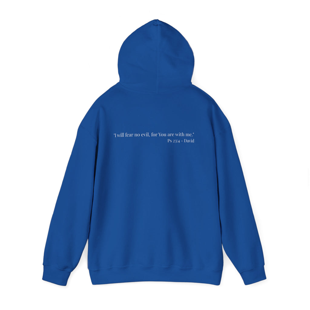 Hoodie — Minimal Small Black Square Lip Print Chest Graphic