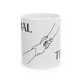 Helping Hands Ceramic Mug — Supportive Friendship Coffee Cup (11oz, 15oz)