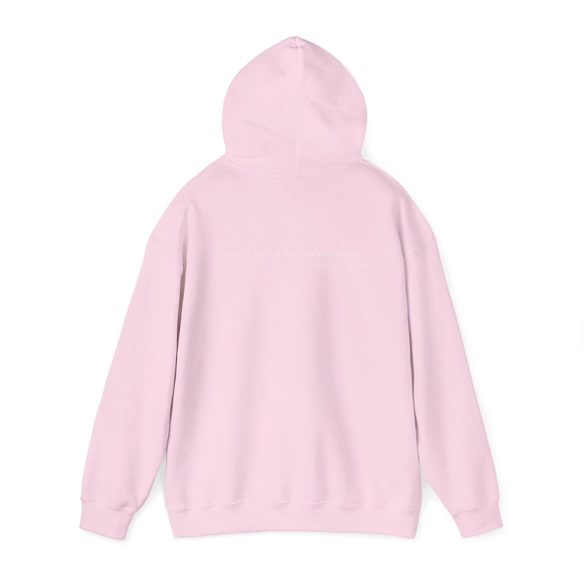 Hoodie — Minimal Small Black Square Lip Print Chest Graphic