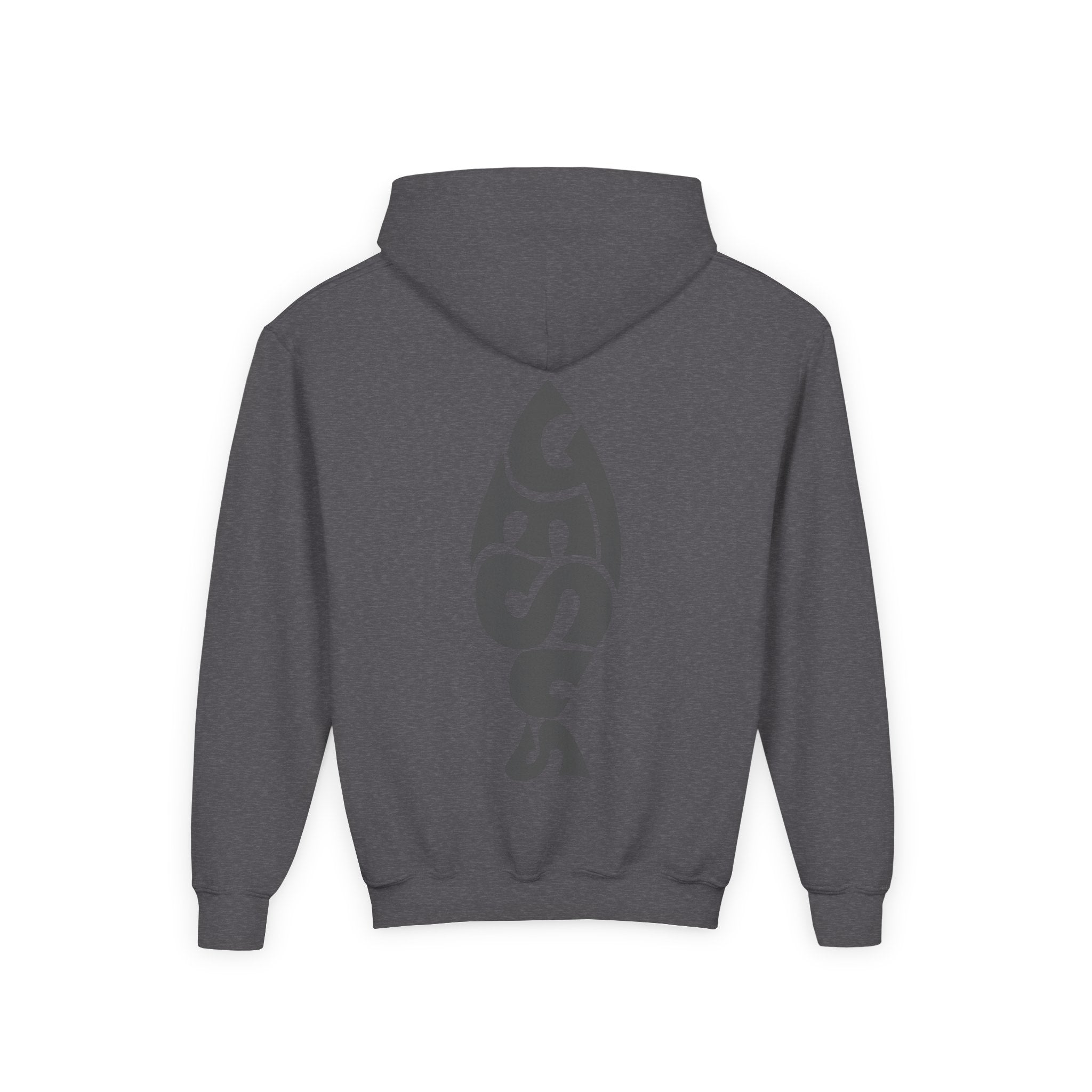 Youth Jesus Fish Hoodie — Christian Faith Graphic Hoodie for Kids
