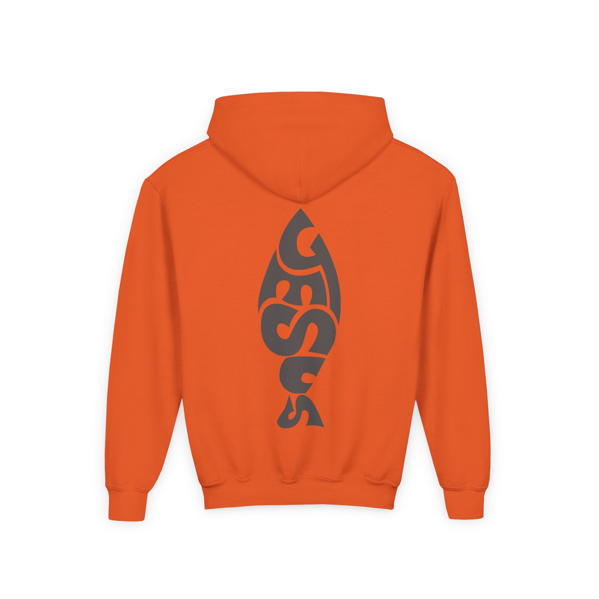 Youth Jesus Fish Hoodie — Christian Faith Graphic Hoodie for Kids