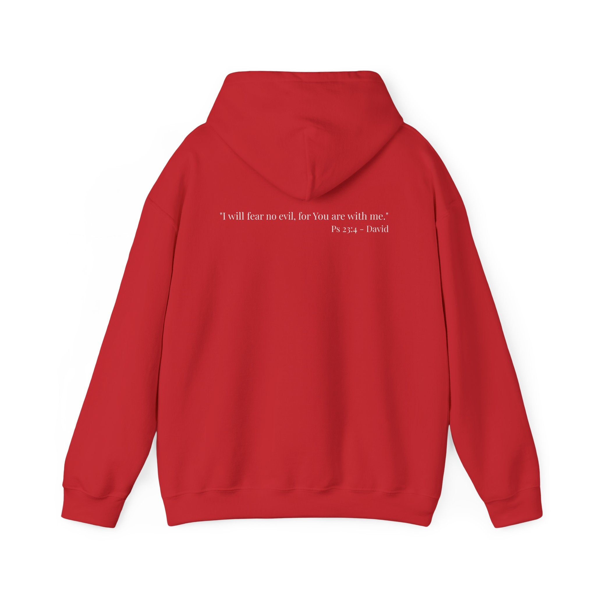 Hoodie — Minimal Small Black Square Lip Print Chest Graphic