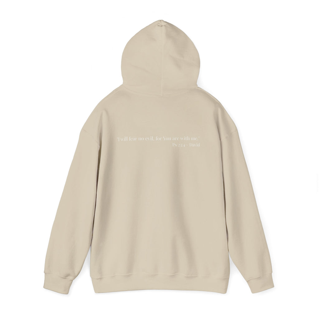Hoodie — Minimal Small Black Square Lip Print Chest Graphic