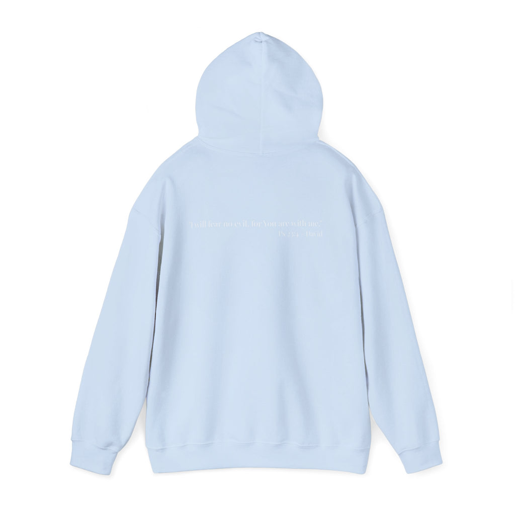 Hoodie — Minimal Small Black Square Lip Print Chest Graphic