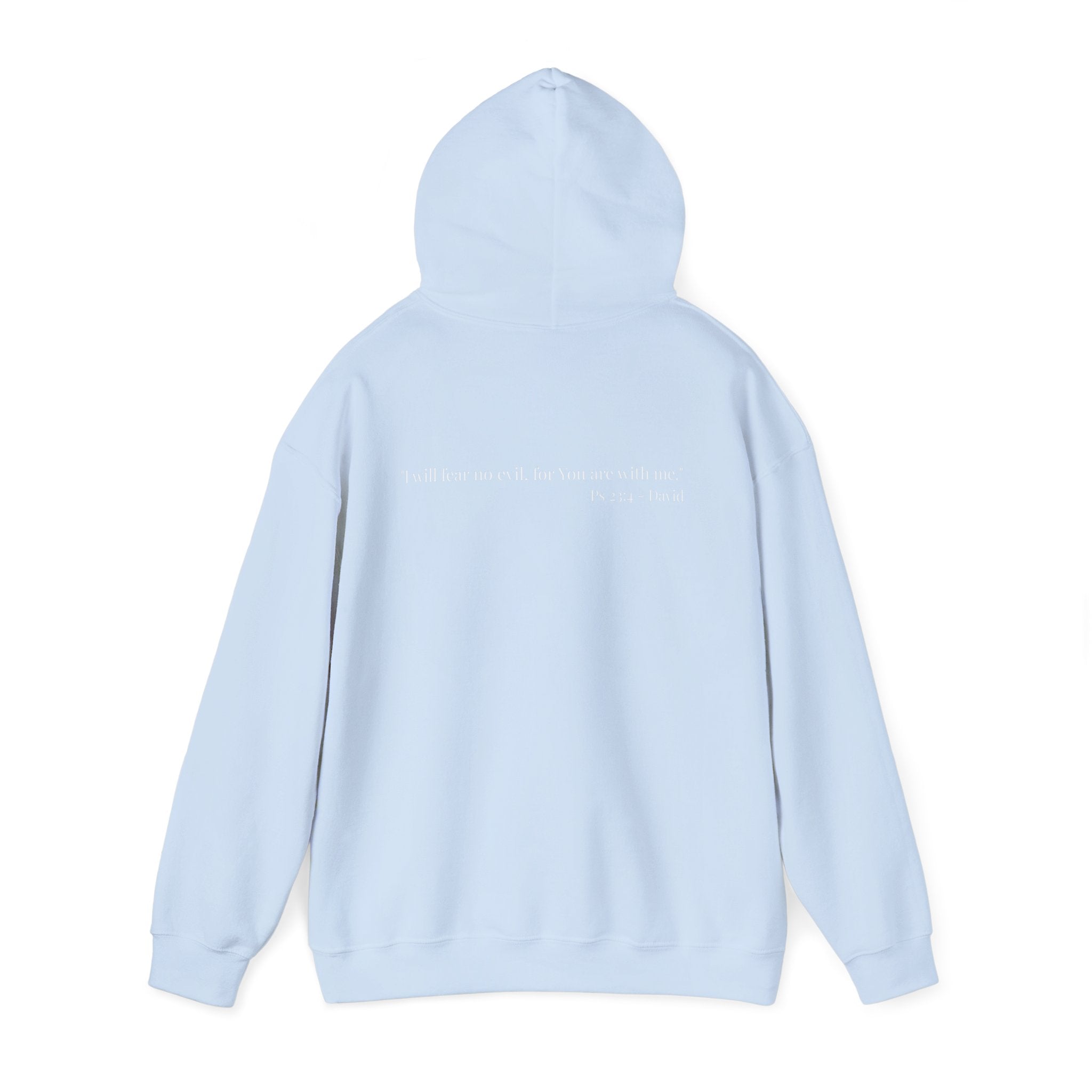 Hoodie — Minimal Small Black Square Lip Print Chest Graphic