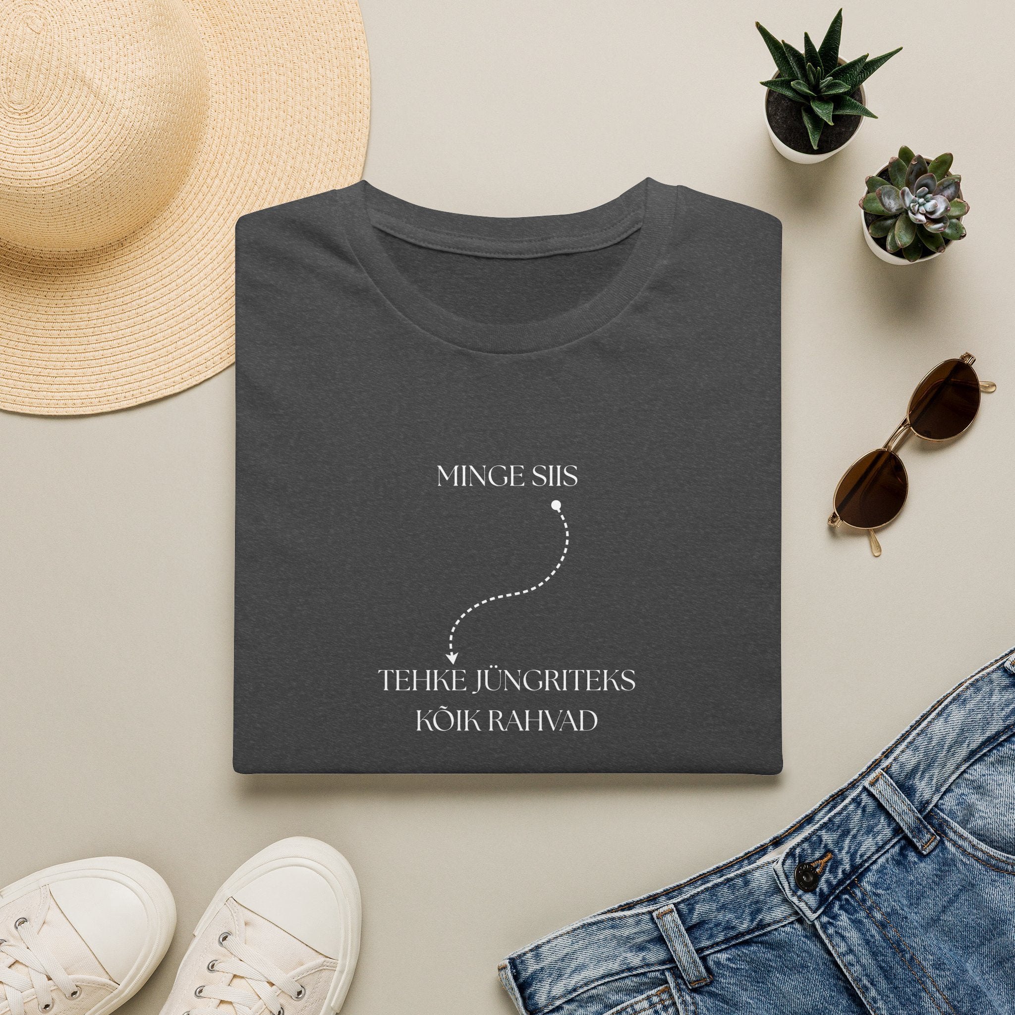 Scandinavian Minimalist Astrid Quote T‑Shirt — Subtle Nordic Typography Tee