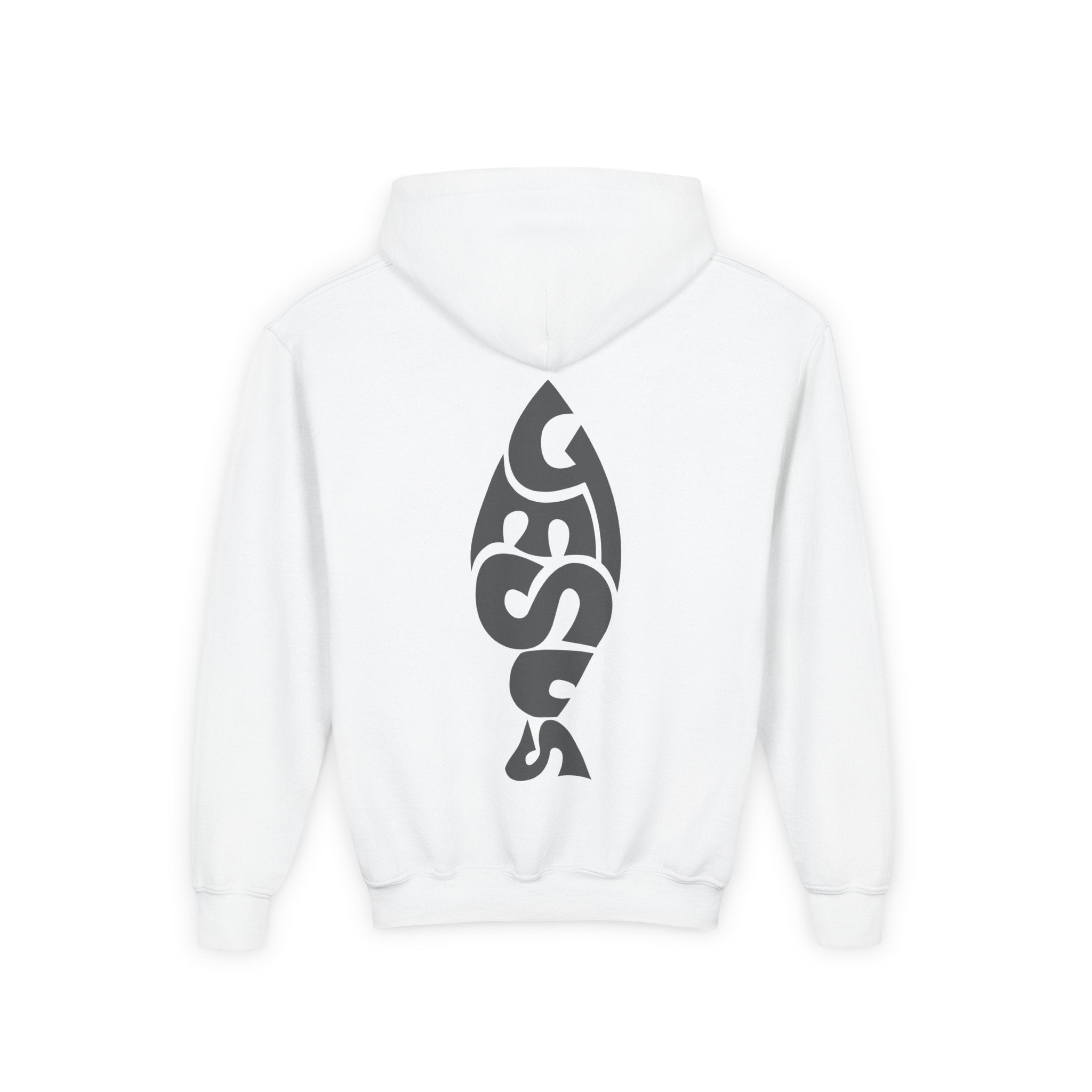 Youth Jesus Fish Hoodie — Christian Faith Graphic Hoodie for Kids