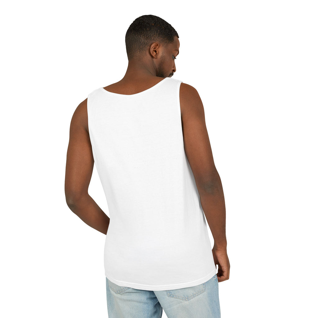 Jesus Minimalist Tank Top — Simple Gold Faith Graphic