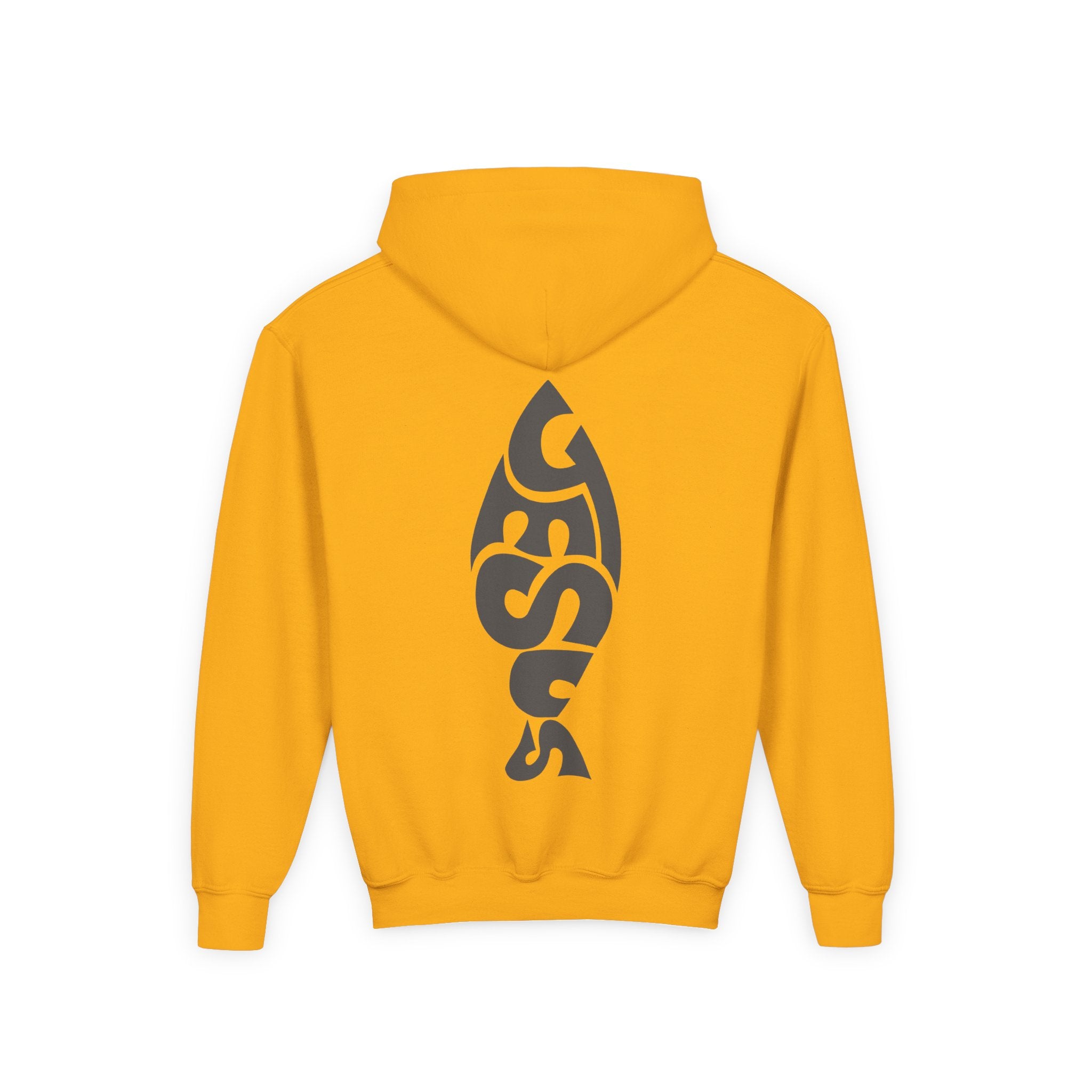 Youth Jesus Fish Hoodie — Christian Faith Graphic Hoodie for Kids