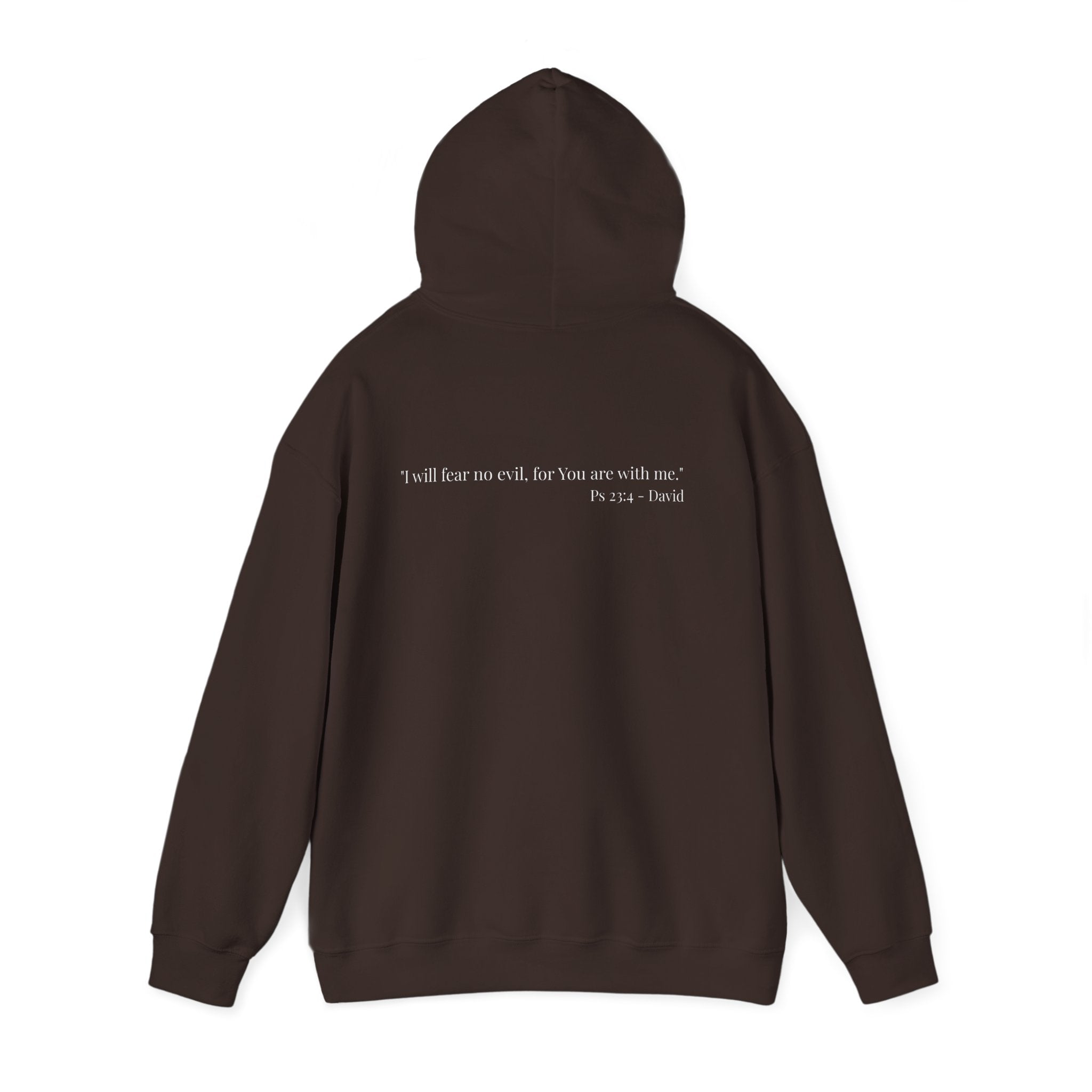 Hoodie — Minimal Small Black Square Lip Print Chest Graphic